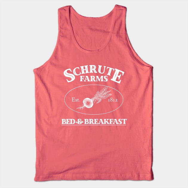 Schrute Farms Bed & Breakfast Tank Top by chrissyloo